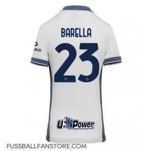 Inter Milan Nicolo Barella #23 Replik Auswärtstrikot Damen 2024-25 Kurzarm